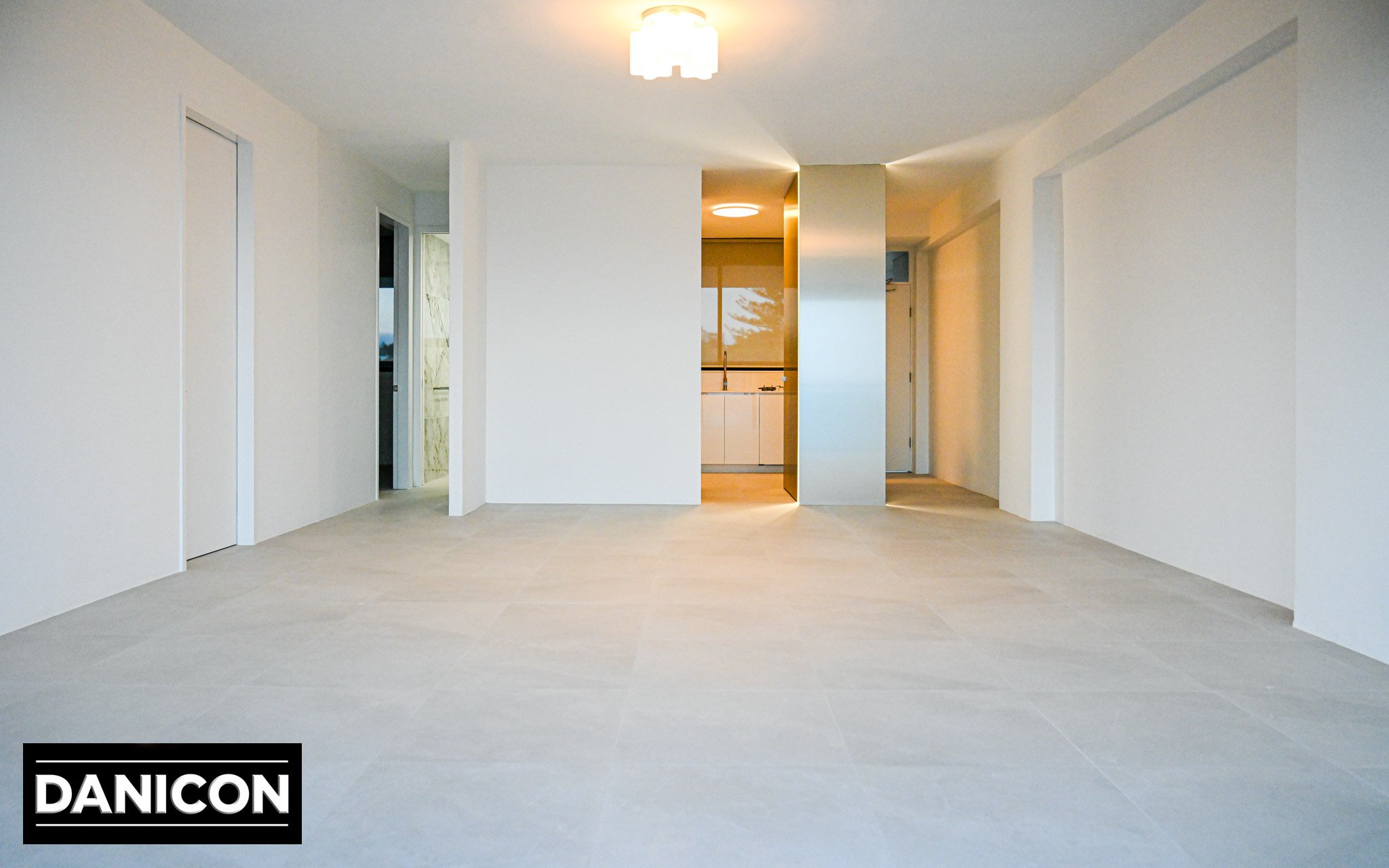 View of Apartment renovations in Sydney including wall removals